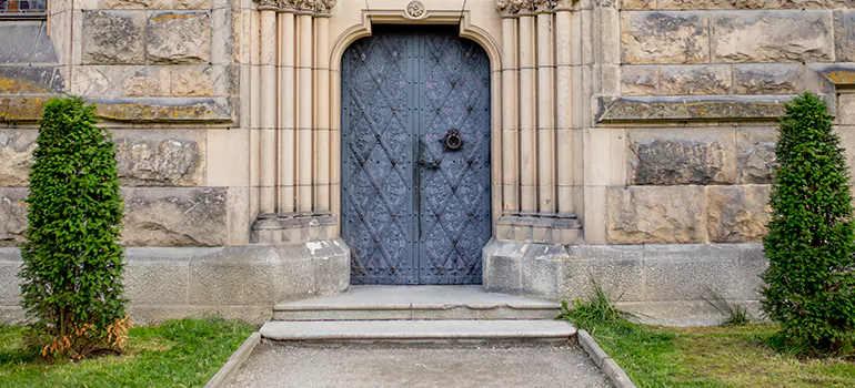 Traditional Double Front Doors in Glenvar Heights, FL